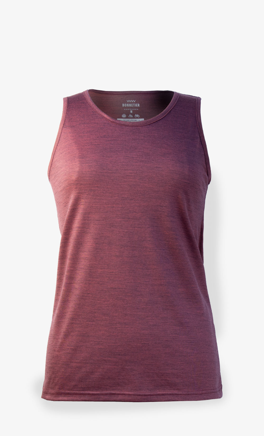Camisole mérinos femme Terra Rosa unie – BONNETIER