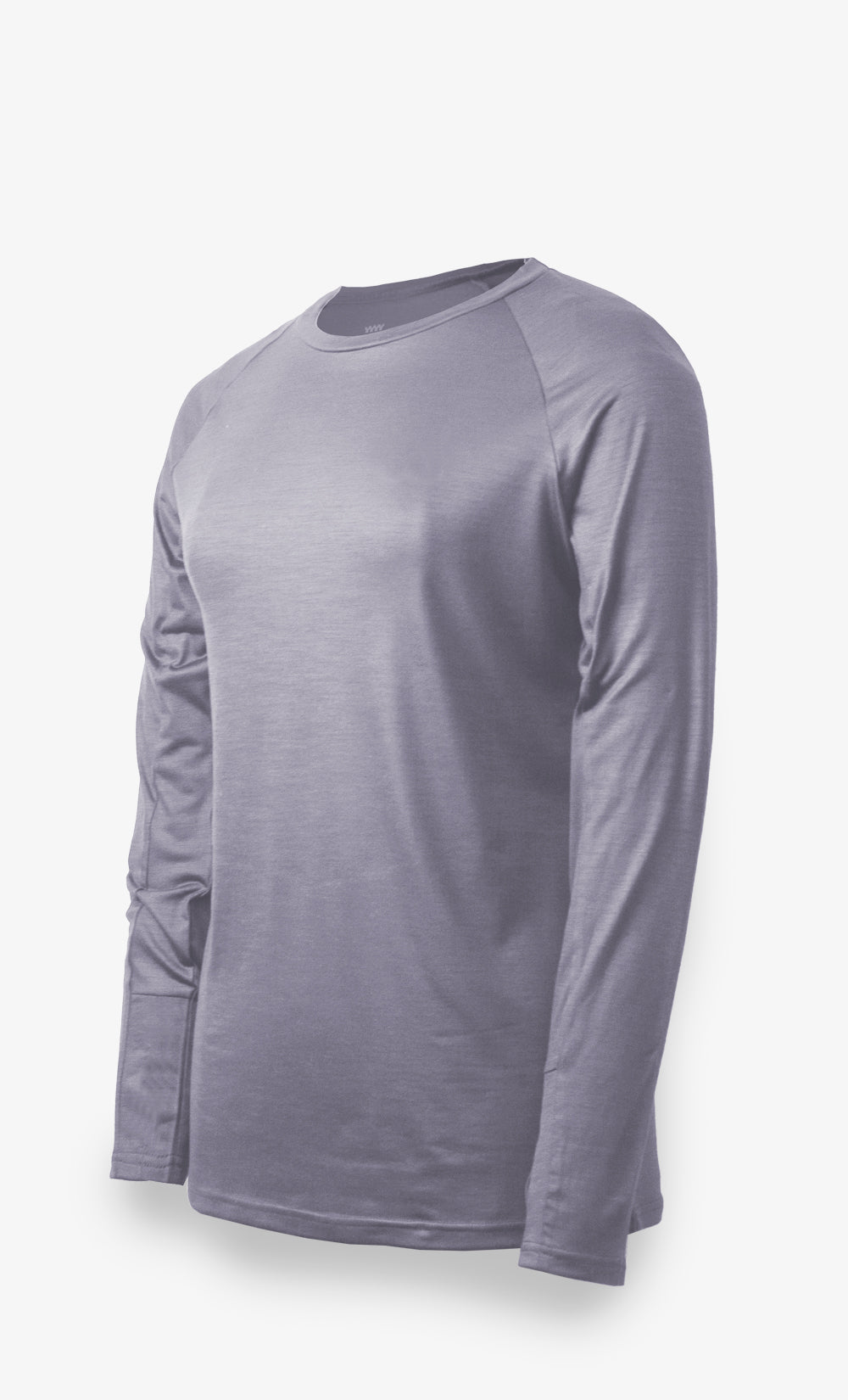 Women's Grey Long Sleeve Merino Stretchwool™ - Plain
