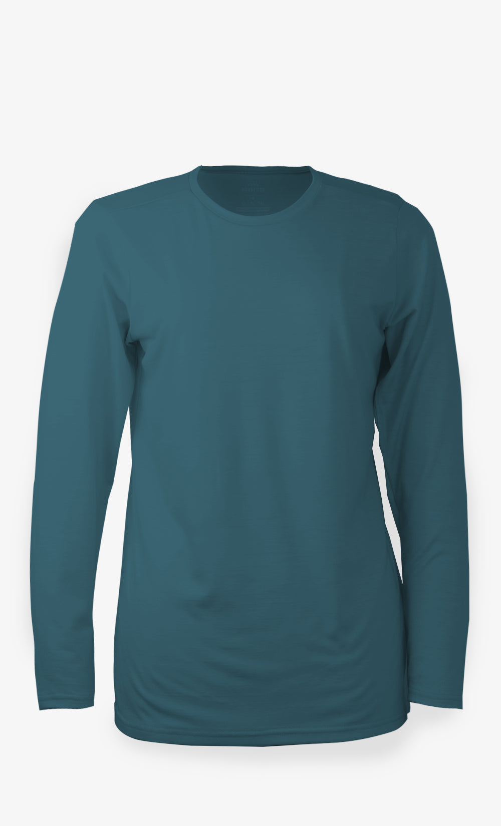 Manches longues Mérinos Femme Techpro Turquoise - Uni