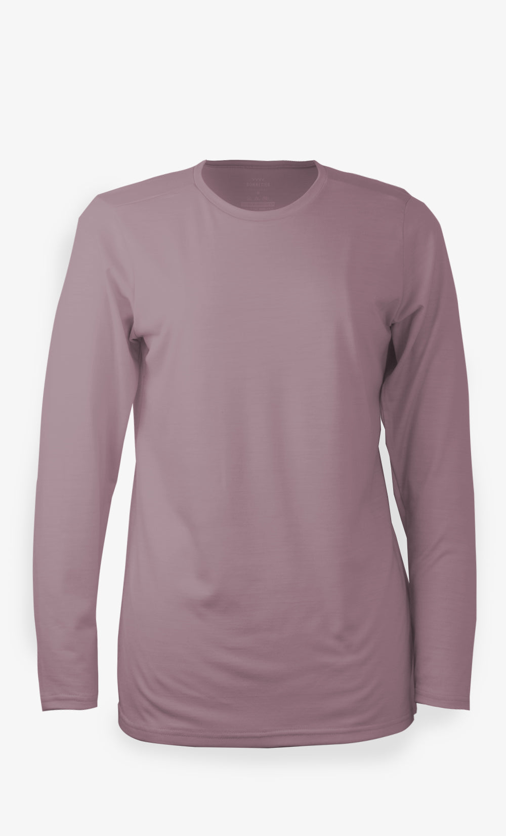 Women's Techpro Merino Long-Sleeve - Old Rose - Plain