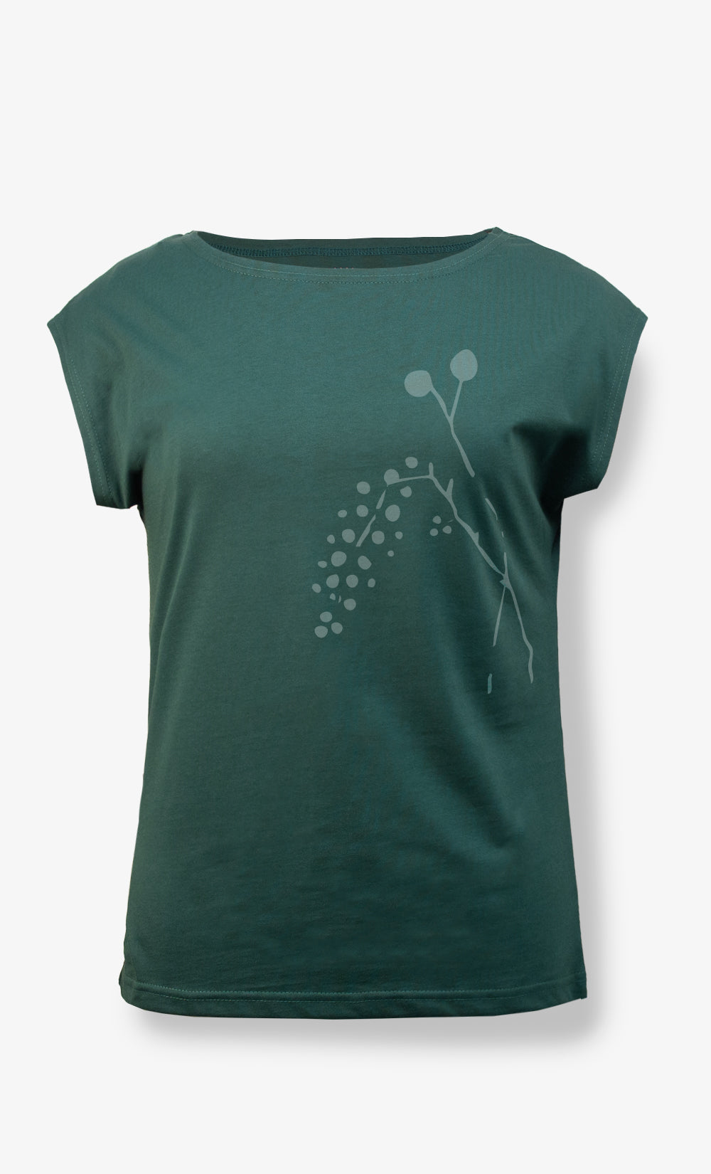 Women's Dark Green T-Shirt - Twig