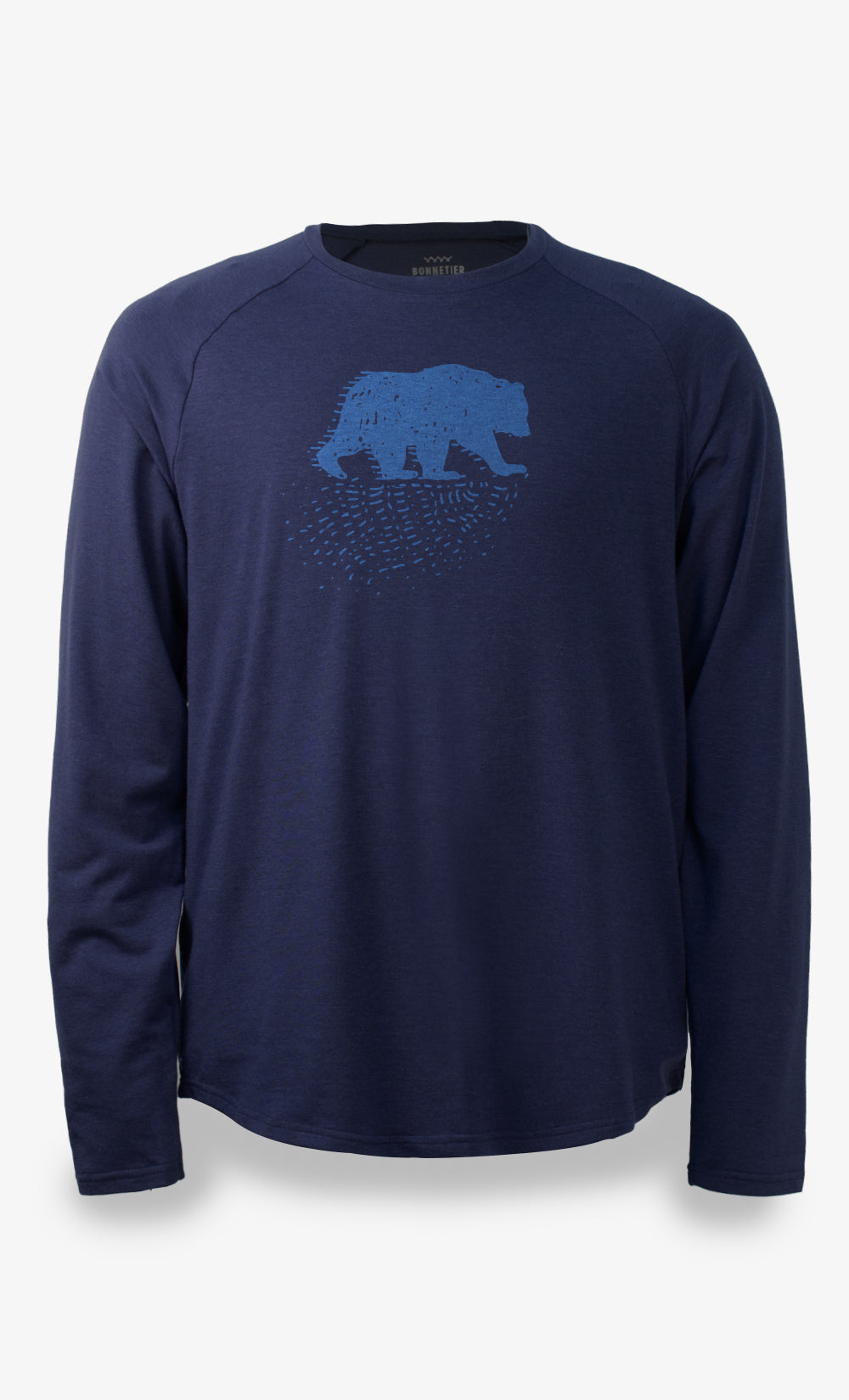 Men's Long Sleeve Navy - Bear