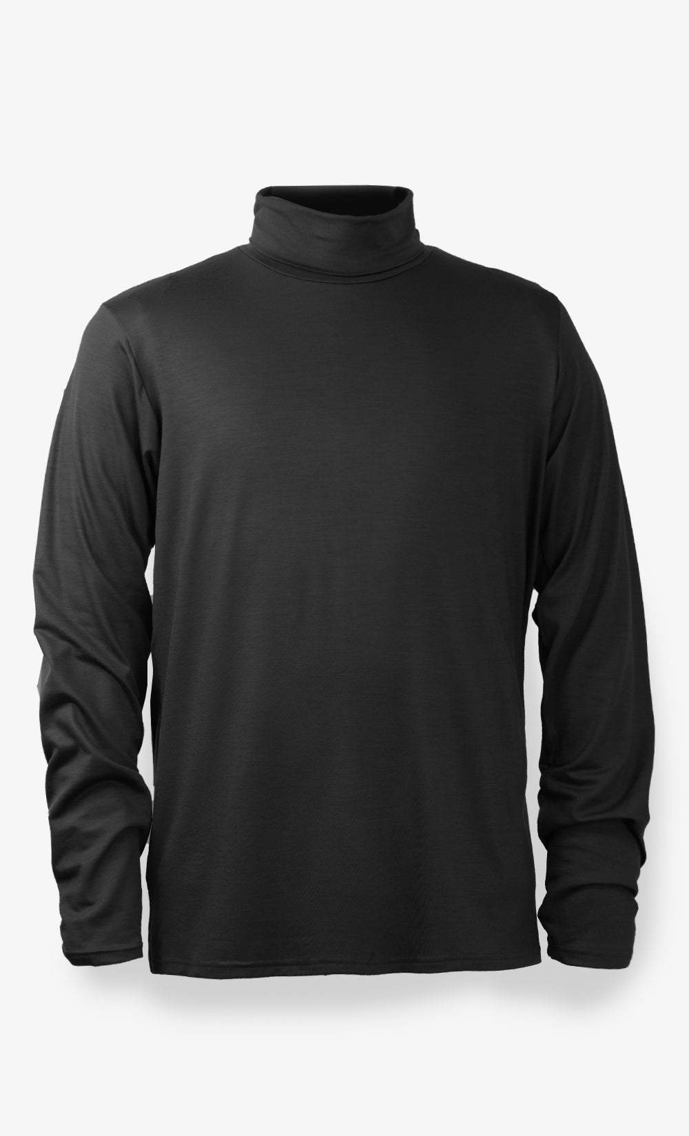 Col Roulé Mérino Stretchwool™ Homme Noir