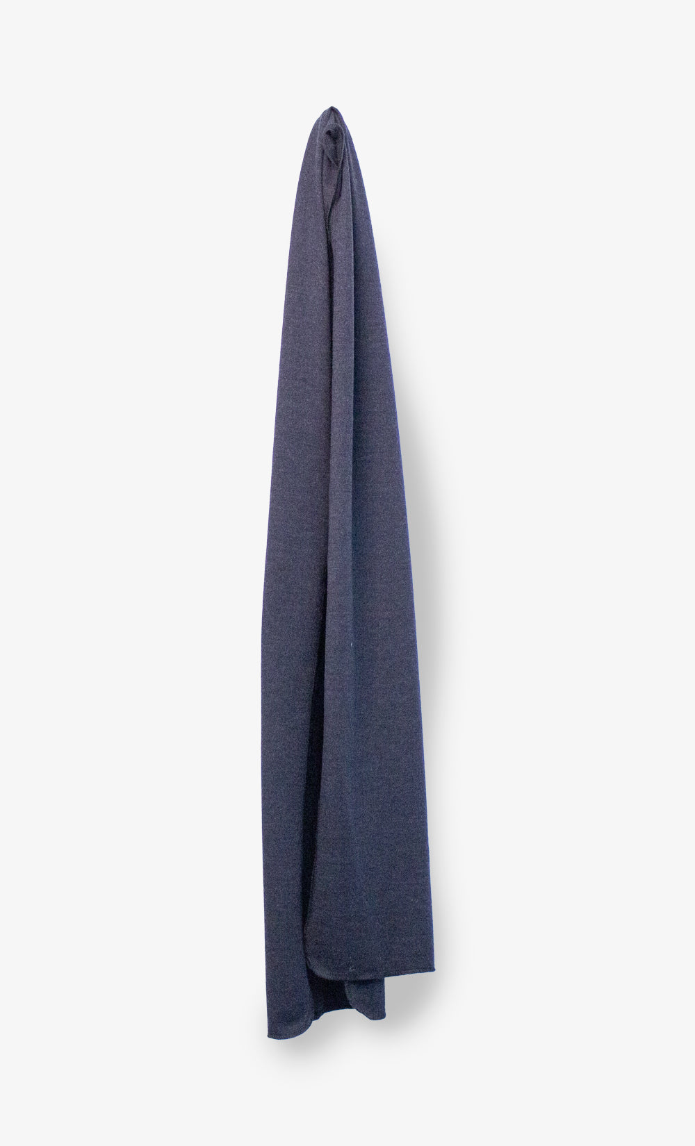 Scarf 100% Merino Flannel - Black Heather