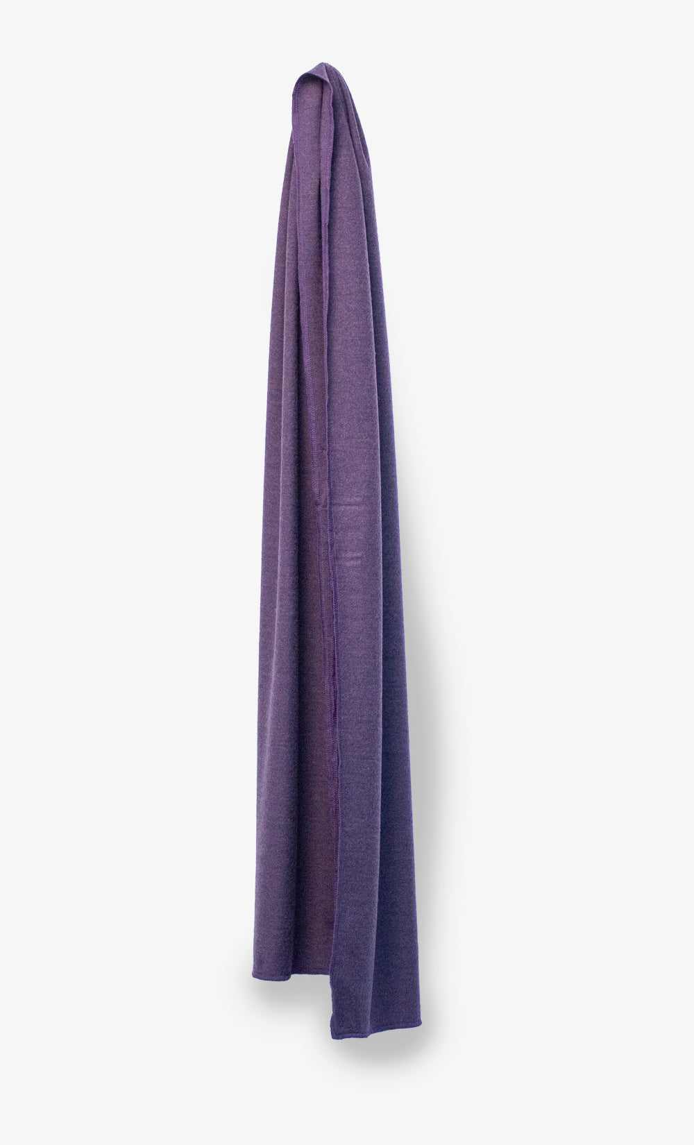 Scarf 100% Merino Flannel - Heathered Aubergine