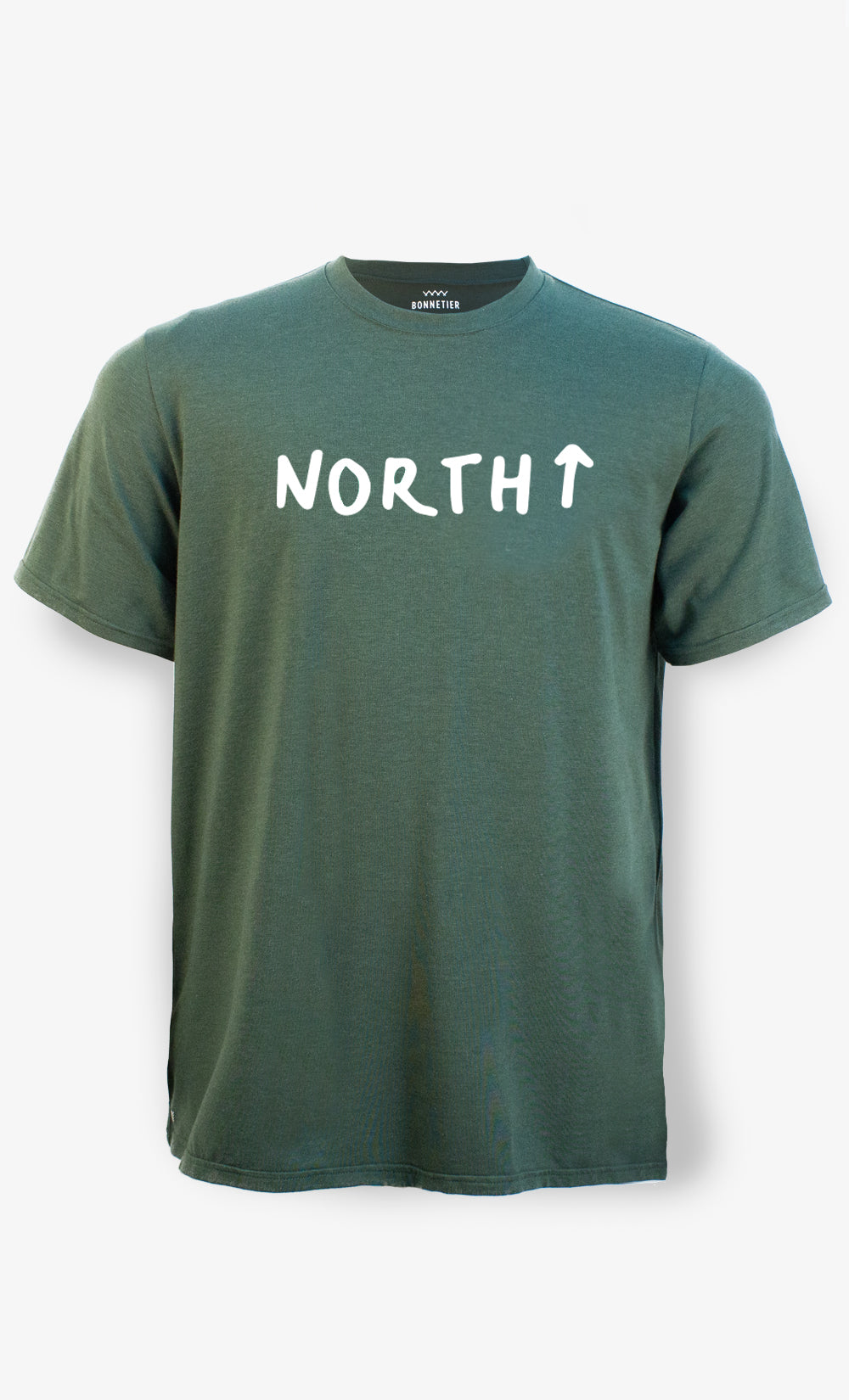 T-Shirt Homme Vert Chiné - North